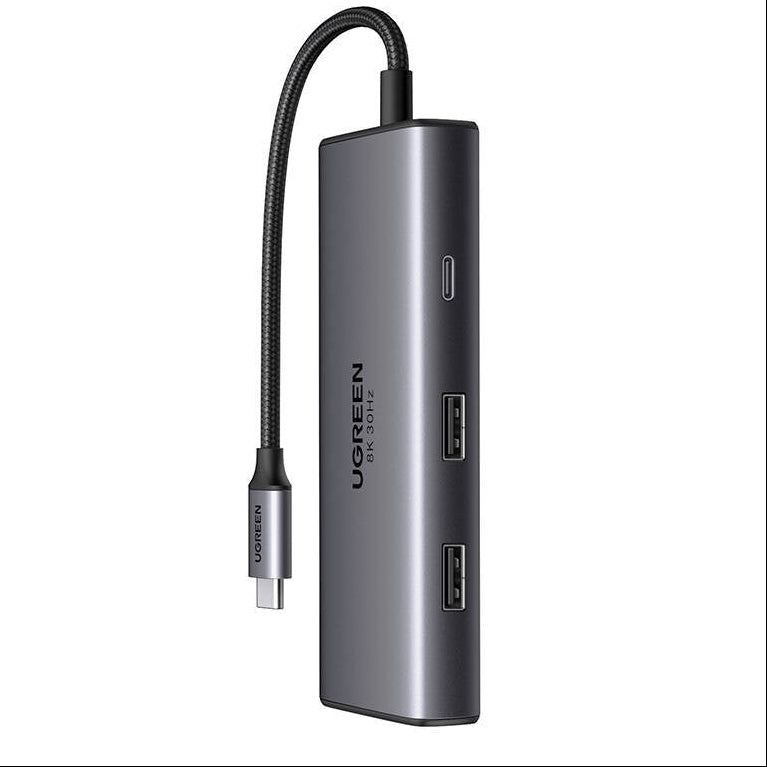UGREEN CM498 6-in-1 USB-C Hub Adapter 2x USB-A 3.0 USB-C 3.0 2x HDMI PD